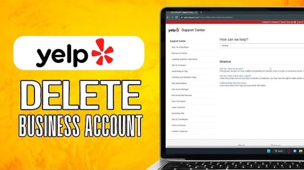 How to Delete a Yelp Business Account?