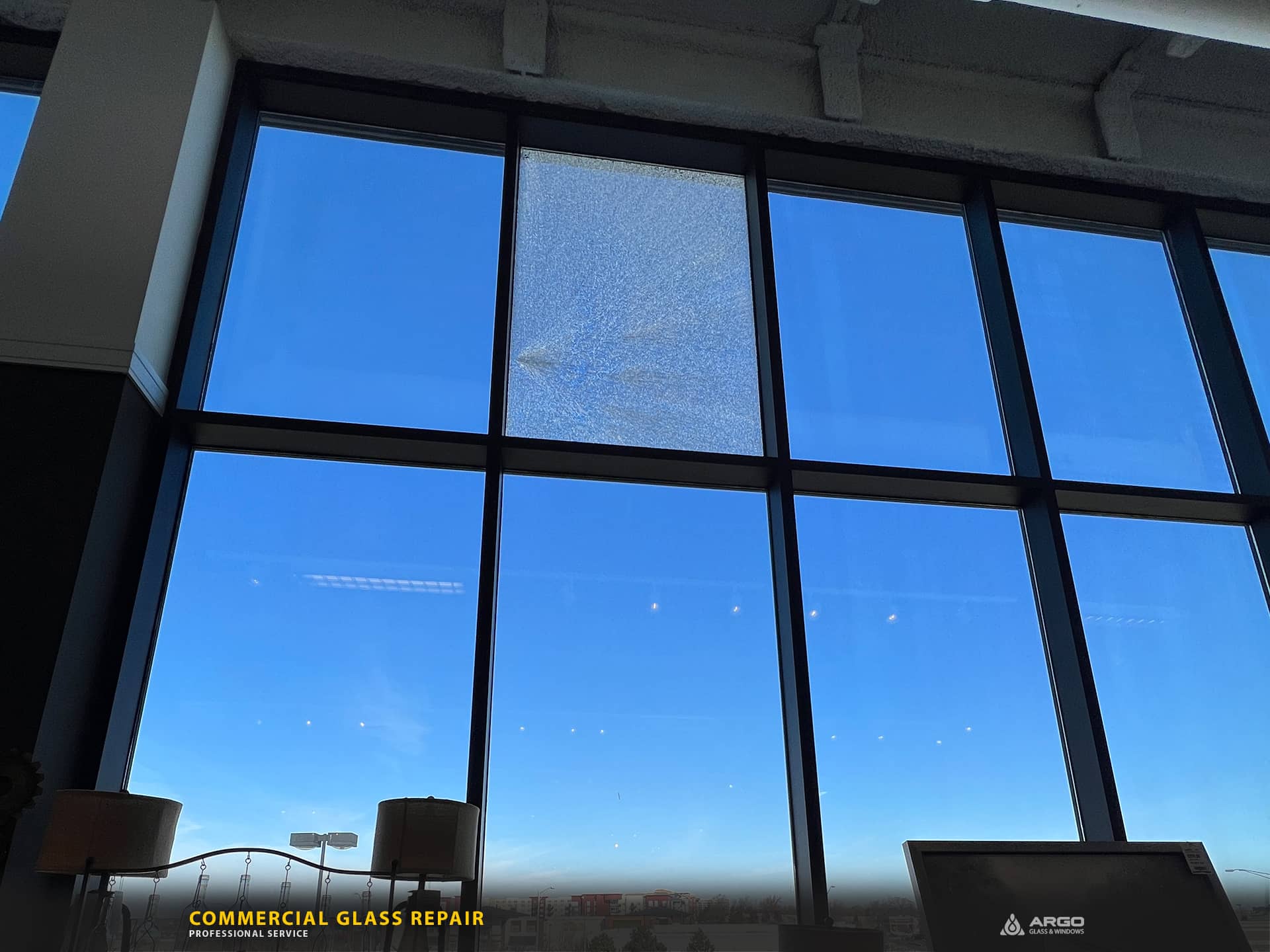 What is a commercial glass