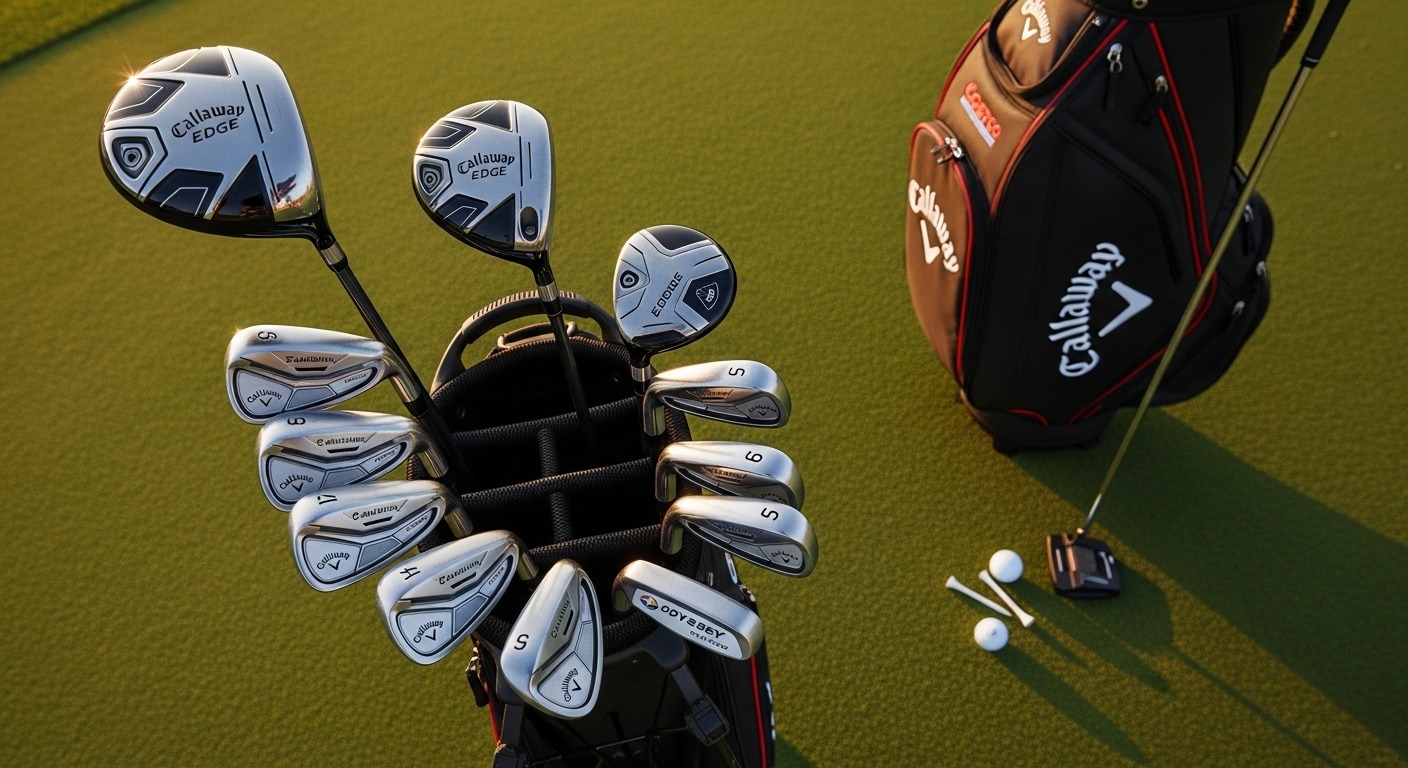 Callaway Edge irons and driver from Costco bundle