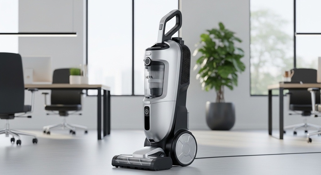 Silent cleaning equipment designed for quiet office environments