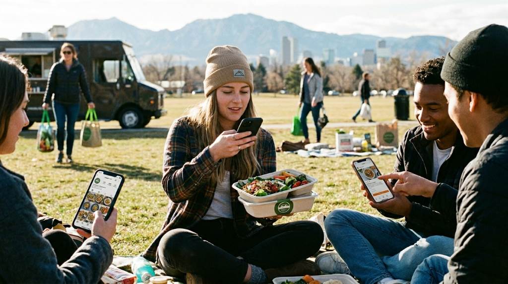 Denver meal subscription business promoting food on social media